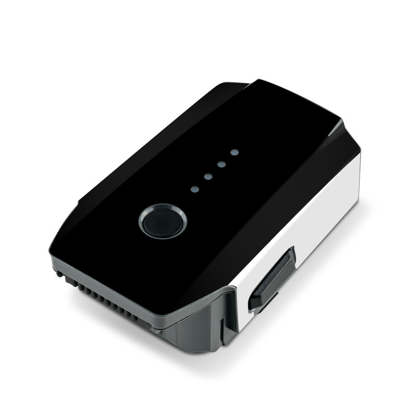 DJI Mavic Pro Battery Skin design of Symbol, Badge, Logo, Emblem, Graphics, Design, Shield, with black, white colors