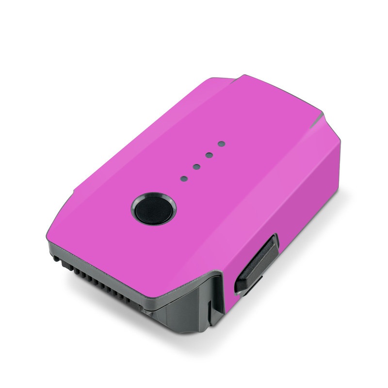 DJI Mavic Pro Battery Skin design of Violet, Pink, Purple, Red, Lilac, Magenta, Blue, Lavender, Text, Sky, with pink colors