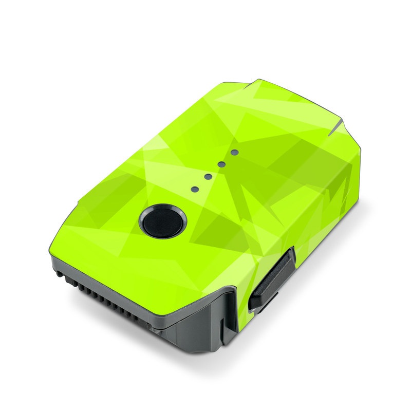 DJI Mavic Pro Battery Skin design with green colors