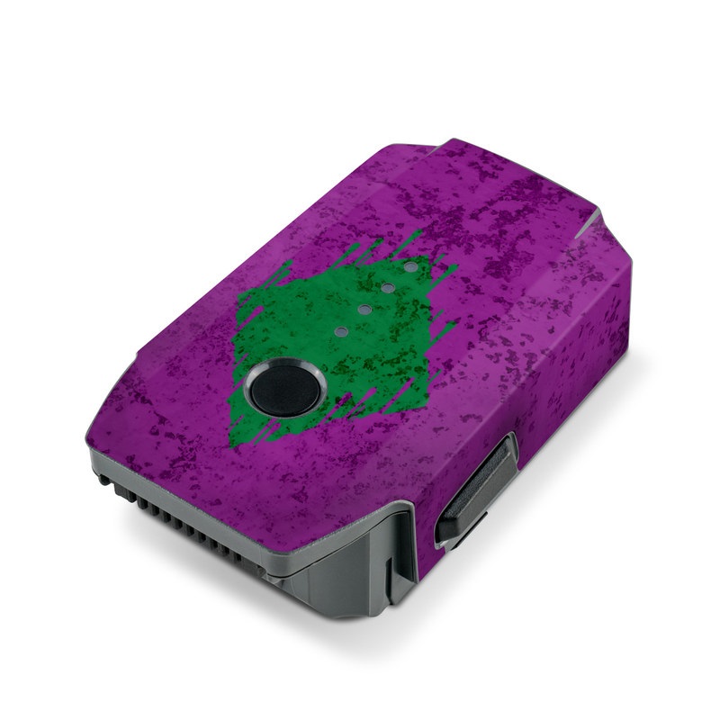  Skin design, with green, purple, black colors