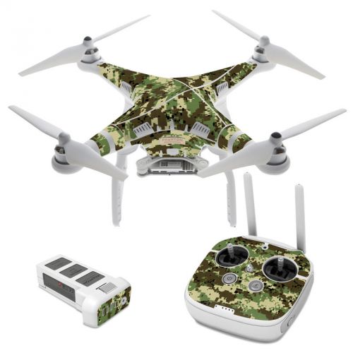 Digital Woodland Camo DJI Phantom 3 Skin