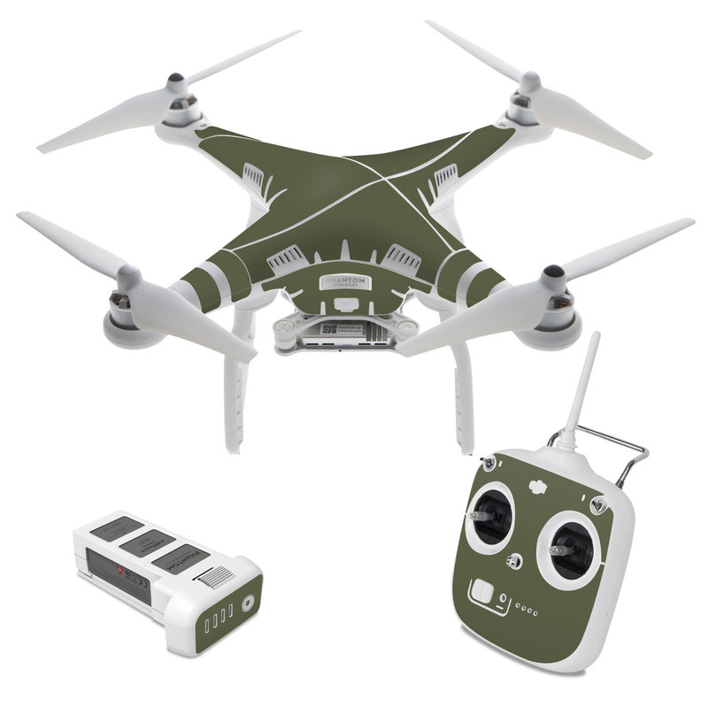 DJI Phantom 3 Standard Skin design of Green, Brown, Text, Yellow, Grass, Font, Pattern, Beige, with green, brown colors