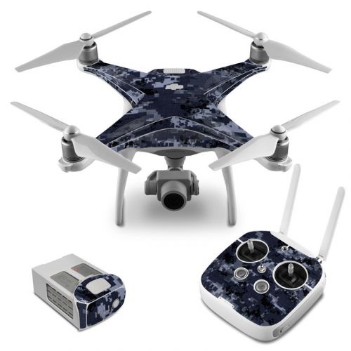 Digital Navy Camo DJI Phantom 4 Skin