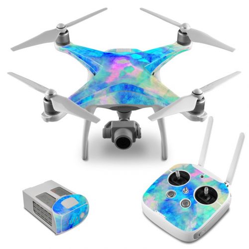 Electrify Ice Blue DJI Phantom 4 Skin