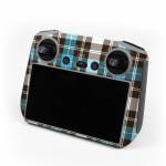 Turquoise Plaid DJI RC Controller Skin