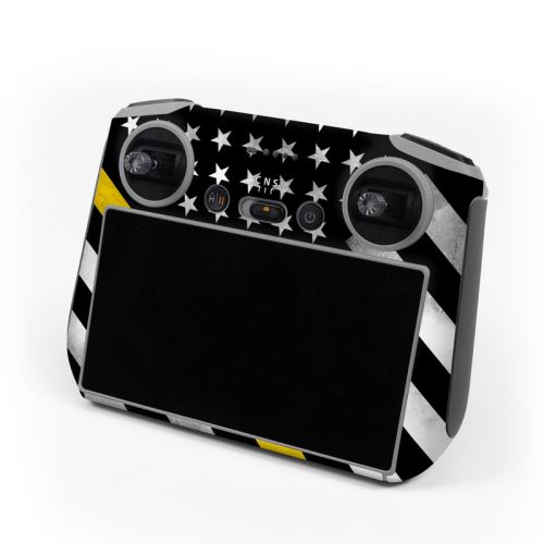 Thin Yellow Line Hero DJI RC Skin