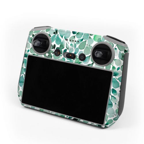 Watercolor Eucalyptus Leaves DJI RC Skin