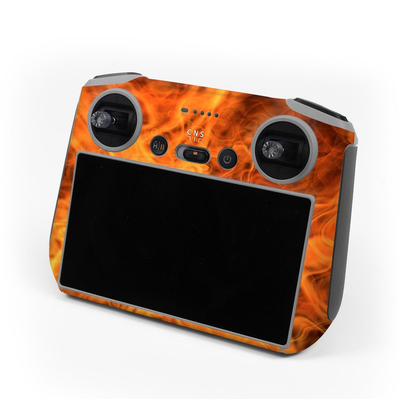 DJI RC Controller Skin design of Flame, Fire, Heat, Orange with red, orange, black colors