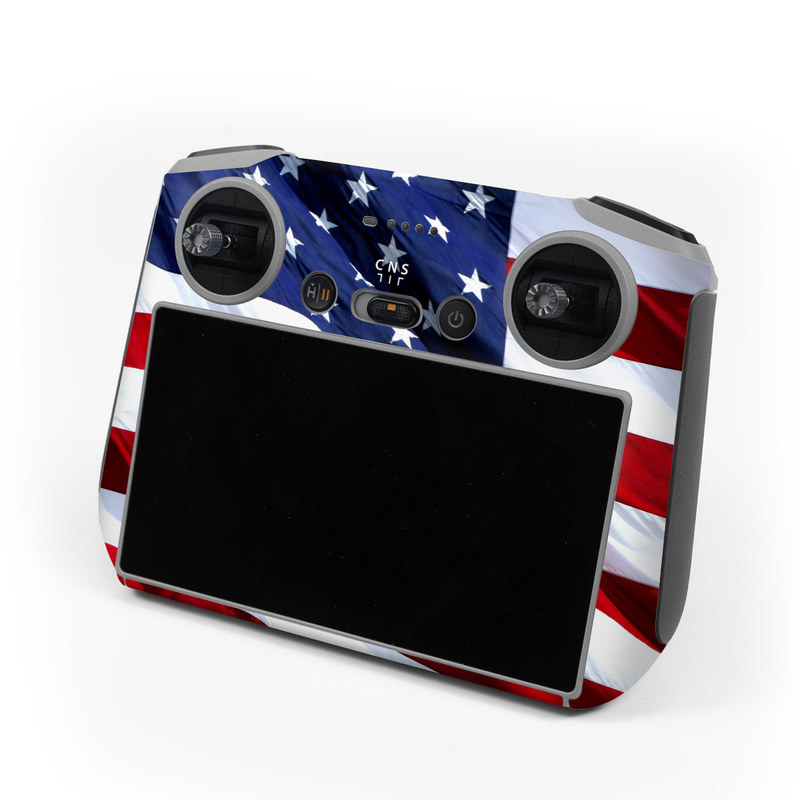 DJI RC Controller Skin design of Flag, Flag of the united states, Flag Day (USA), Veterans day, Memorial day, Holiday, Independence day, Event with red, blue, white colors