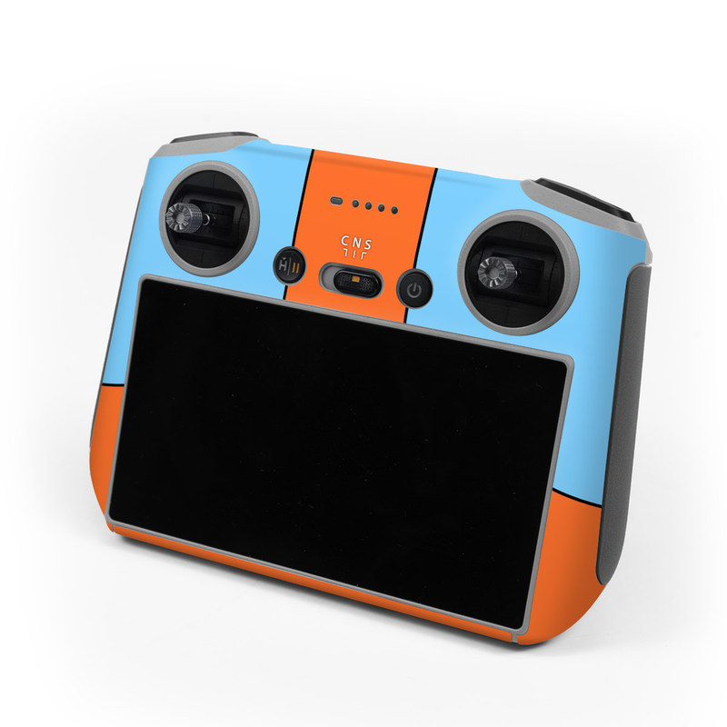 DJI RC Controller Skin design of Line, with blue, orange, black colors
