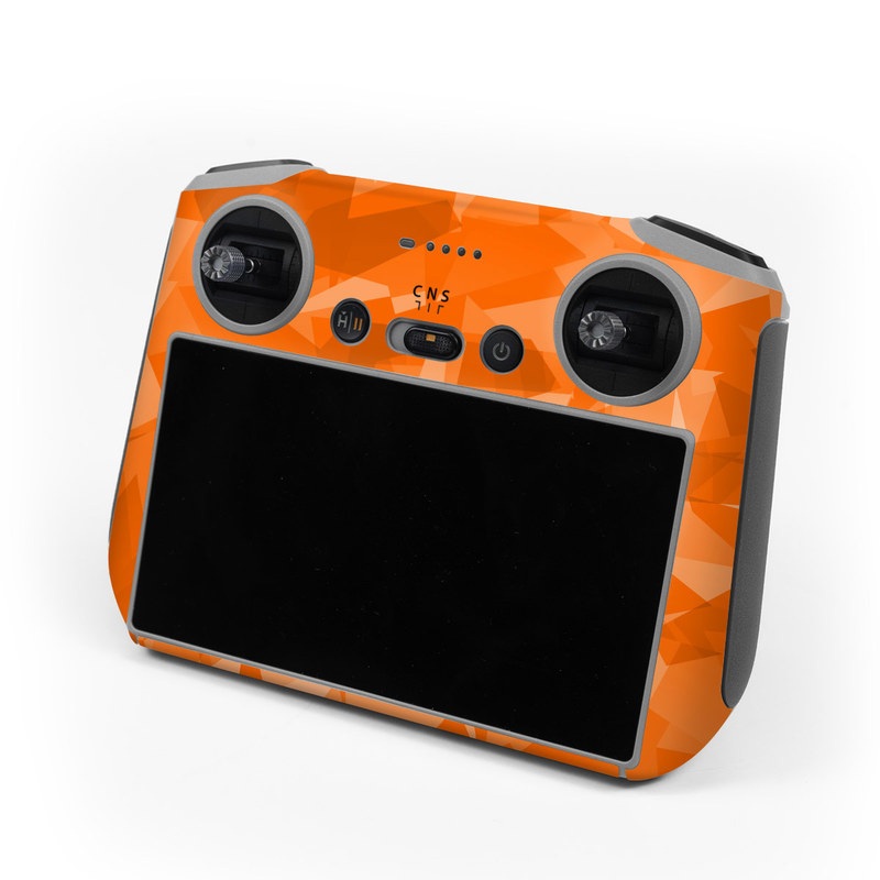 DJI RC Controller Skin design of Orange, Pattern, Peach, Line, Design, Triangle, with orange colors