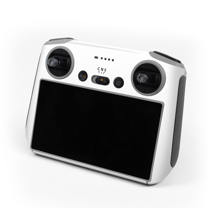 DJI RC Controller Skin design of White, Black, Line, with white colors
