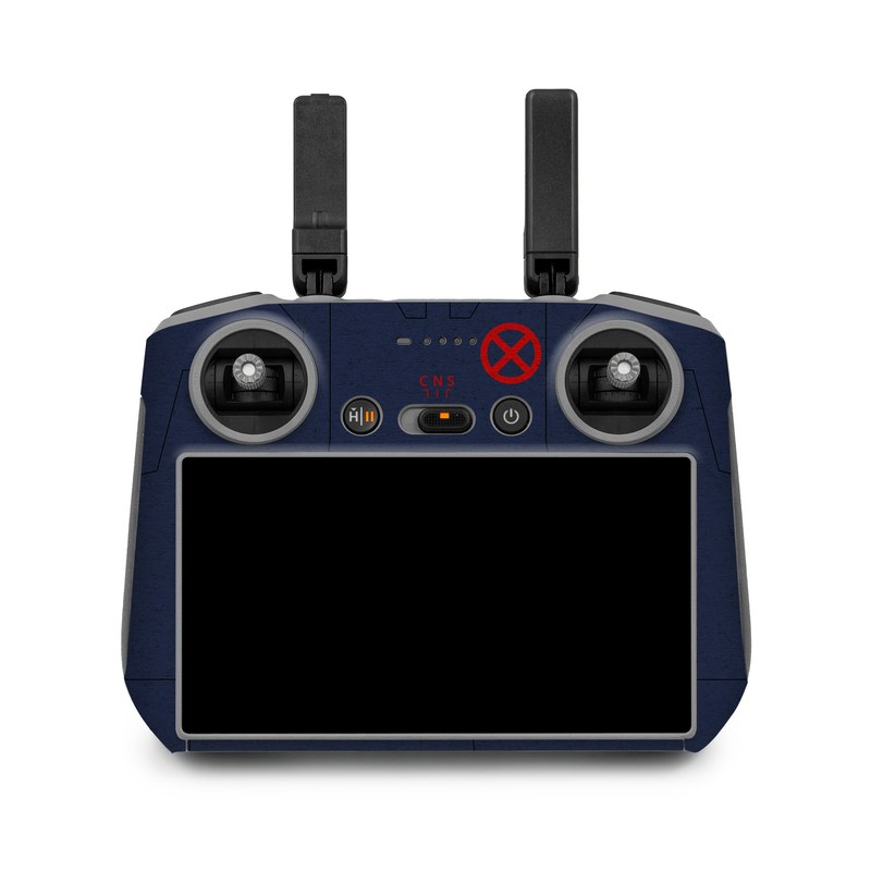 DJI RC 2 Skin design of Cockpit, Fighter jet, with blue, red colors