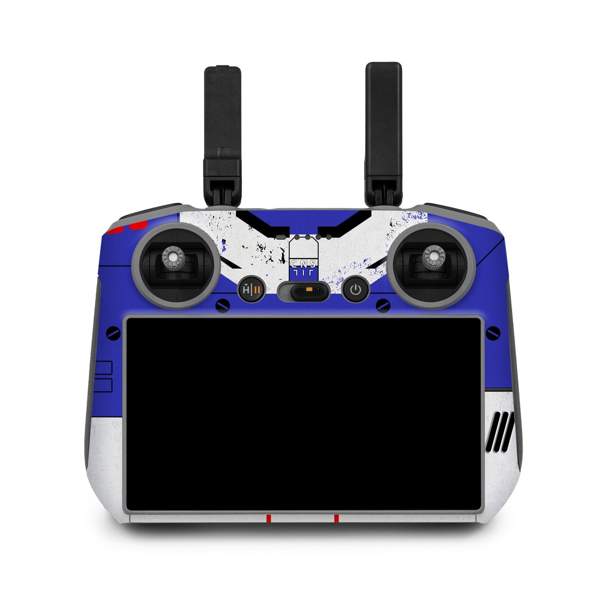 DJI RC 2 Skin design of Floppy disk, Technology, Electric blue, Fictional character, with white, blue, black, gray colors