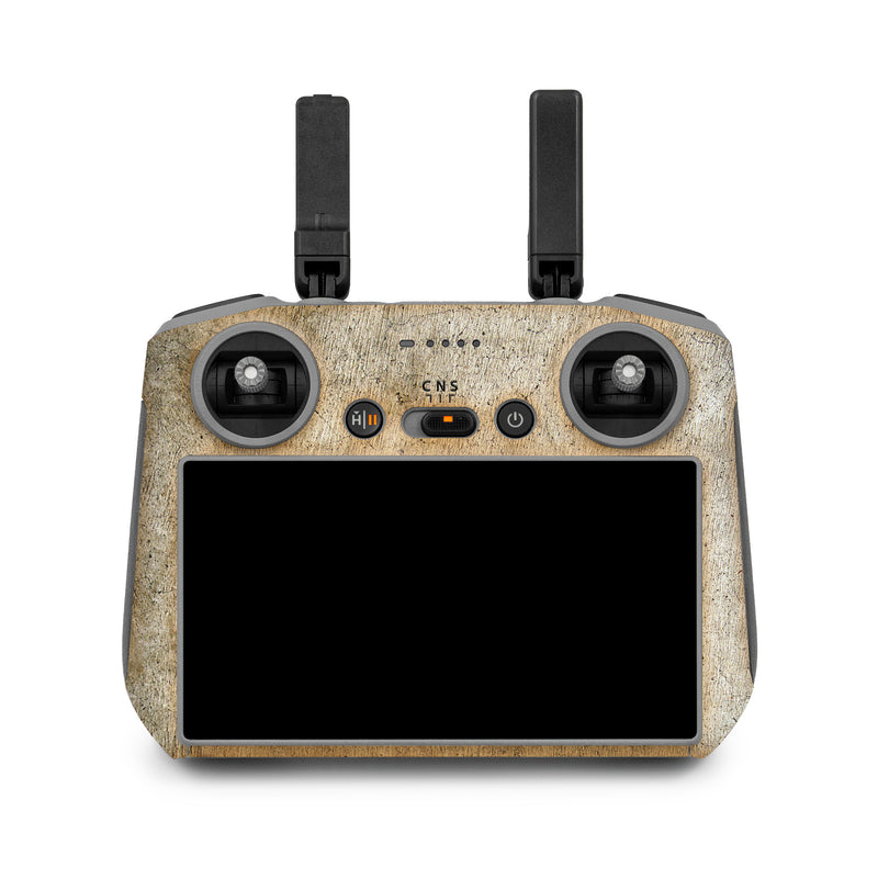 DJI RC 2 Skin design of Head, Eye, Jaw, Artifact, Art, Snout, Font, Wood, Bone, Close-up, with white, black, gray, brown, yellow colors