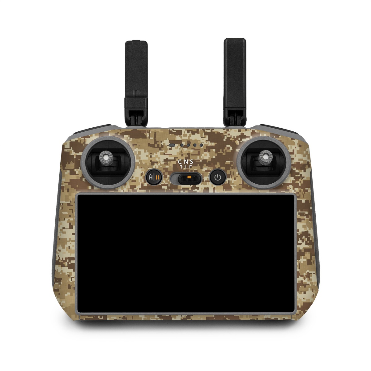 DJI RC 2 Skin design of Military camouflage, Brown, Pattern, Camouflage, Wall, Beige, Design, Textile, Uniform, Flooring, with brown colors