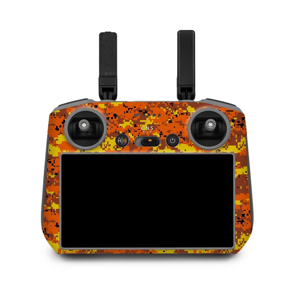 DJI RC 2 Skin design of Orange, Yellow, Leaf, Tree, Pattern, Autumn, Plant, Deciduous, with red, green, black colors