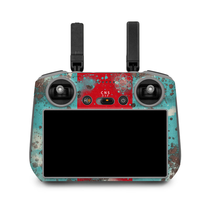 DJI RC 2 Skin design, with red, blue, gray, black colors