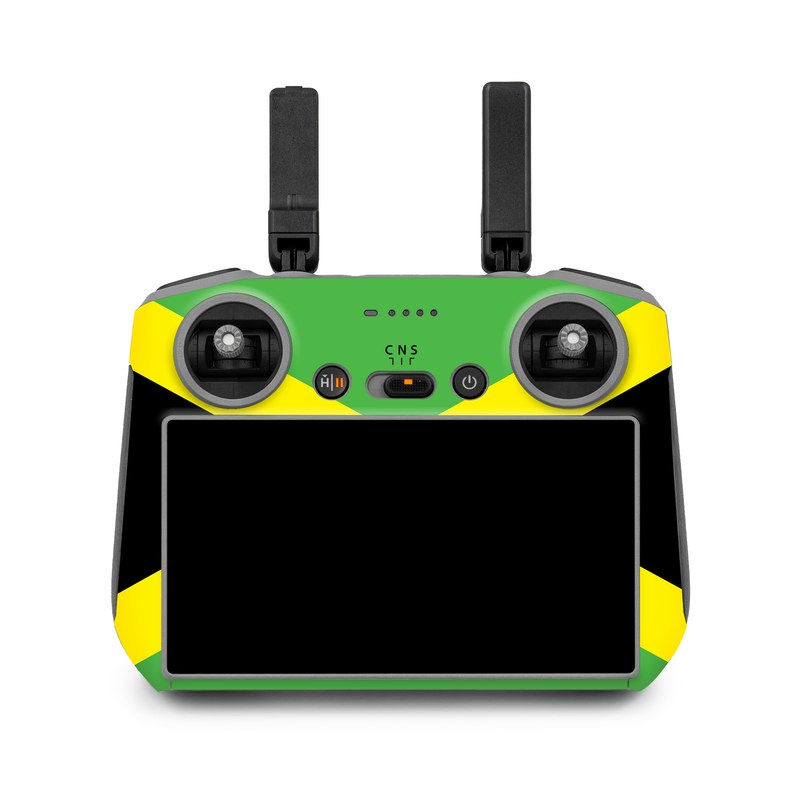 DJI RC 2 Skin design of Green, Flag, Yellow, Macro photography, Graphics, Graphic design, with black, green, yellow colors