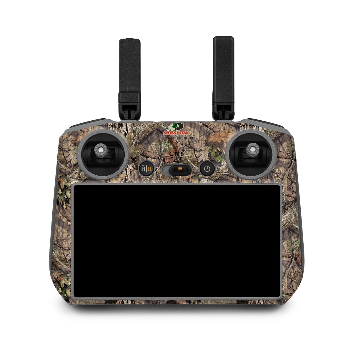 DJI RC 2 Skin design of shellbark hickory, Camouflage, Tree, Branch, Trunk, Plant, Leaf, Adaptation, Wood, Twig, with orange, green, red, black, gray colors
