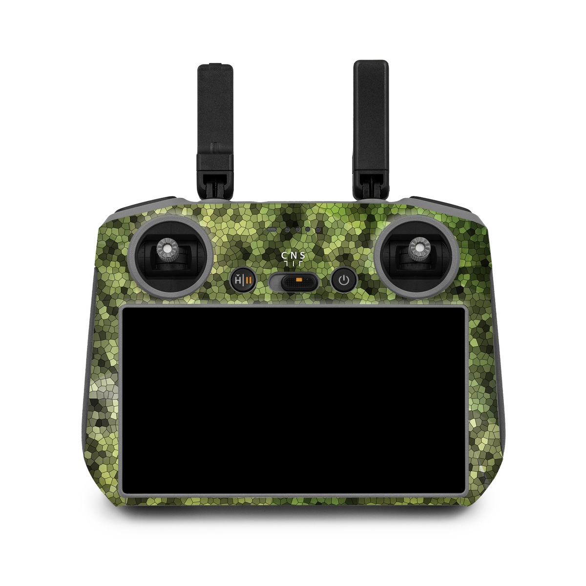 DJI RC 2 Skin design of Green, Grass, Leaf, Plant, Pattern, Groundcover, with black, white, green, gray colors