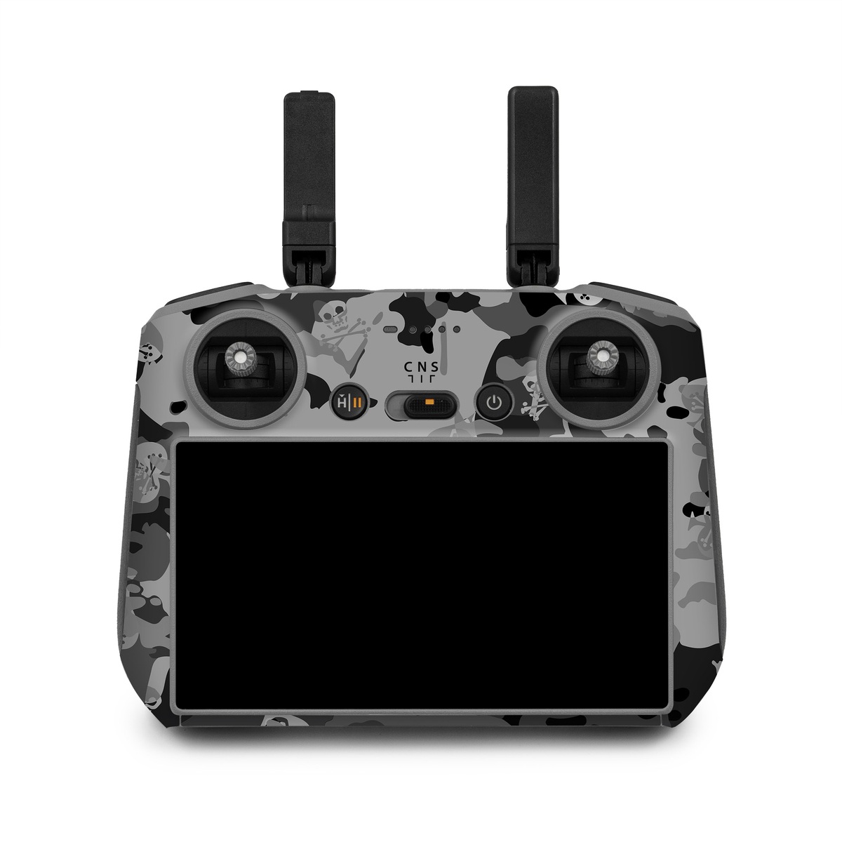 DJI RC 2 Skin design of Military camouflage, Pattern, Design, Camouflage, Illustration, Uniform, Black-and-white, Wallpaper, Art, with black, gray colors