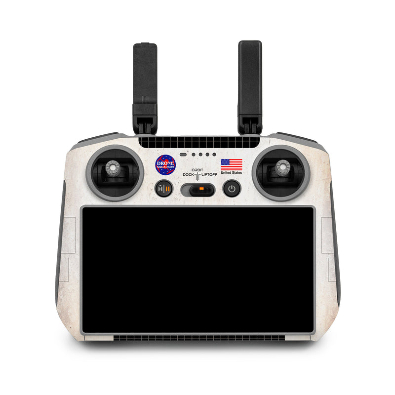 DJI RC 2 Skin design of Logo, Graphics, Graphic design, with black, white, red, blue, brown colors