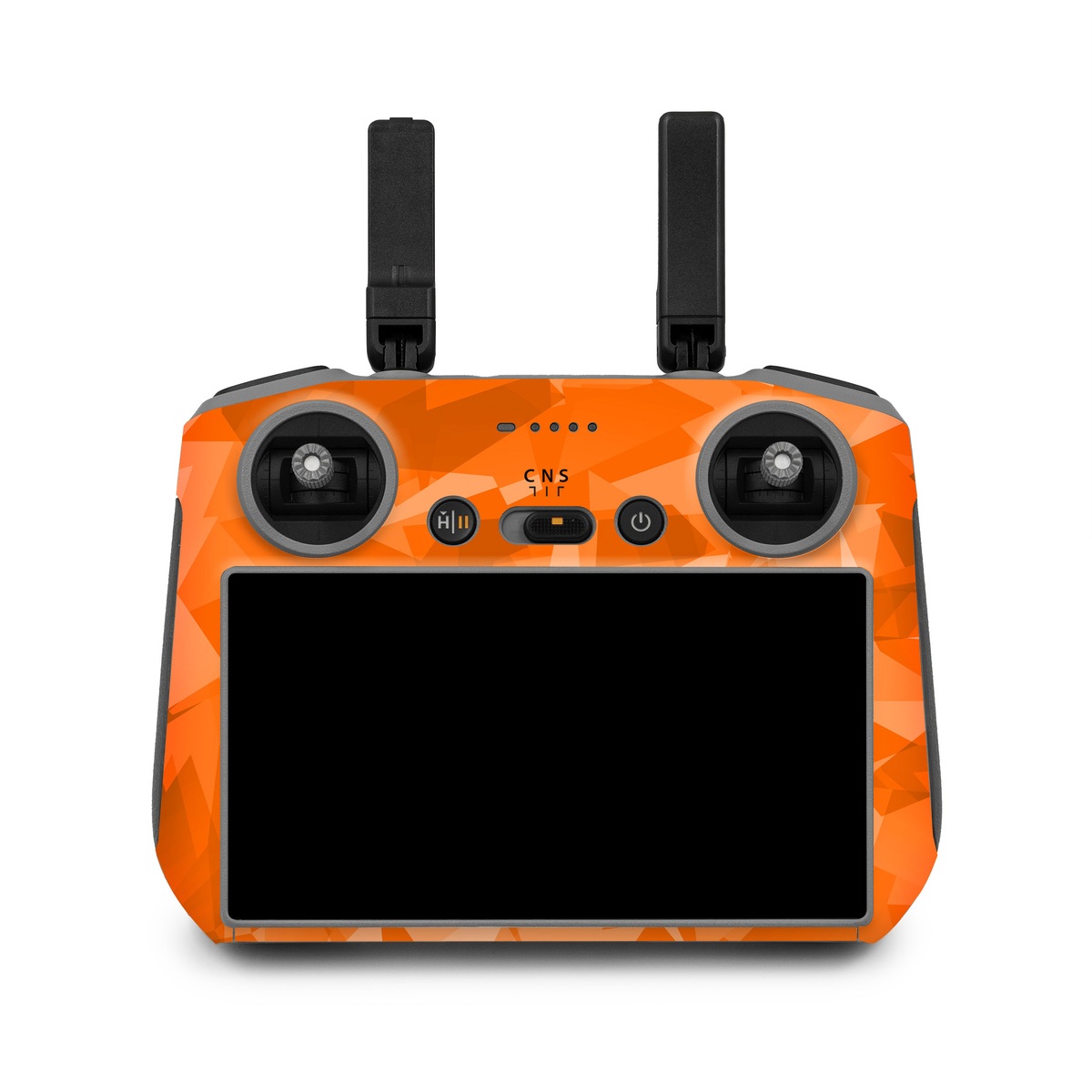 DJI RC 2 Skin design of Orange, Pattern, Peach, Line, Design, Triangle, with orange colors