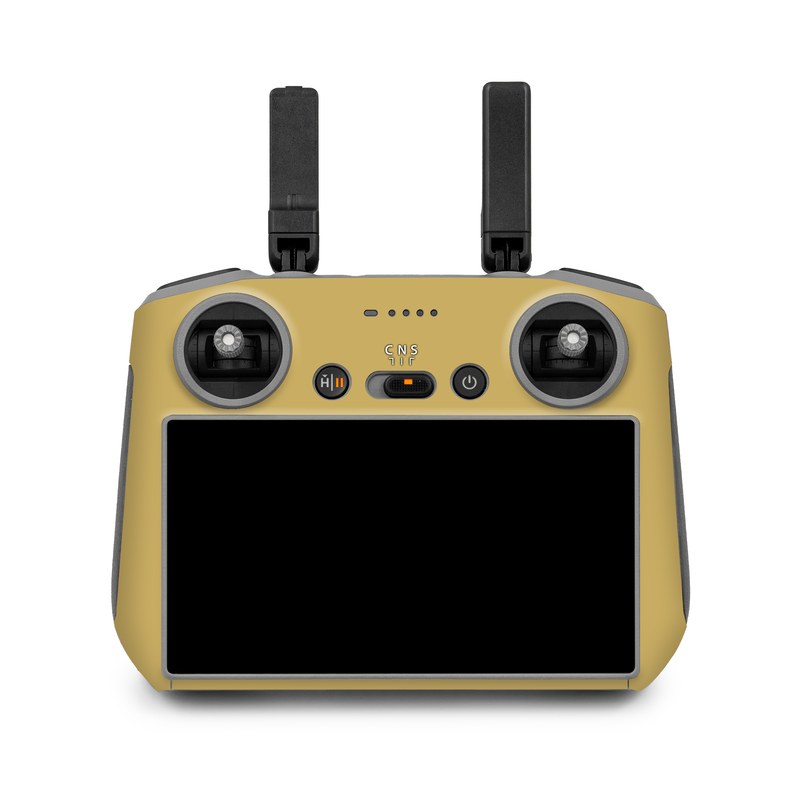 DJI RC 2 Skin design of Brown, Amber, Beige, Pattern, Peach, Font, Tints and shades, Event, Rectangle, Circle, with yellow colors
