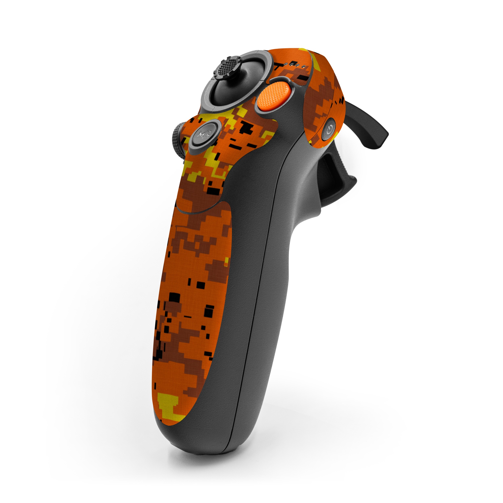 DJI RC Motion 3 Skin design of Orange, Yellow, Leaf, Tree, Pattern, Autumn, Plant, Deciduous, with red, green, black colors
