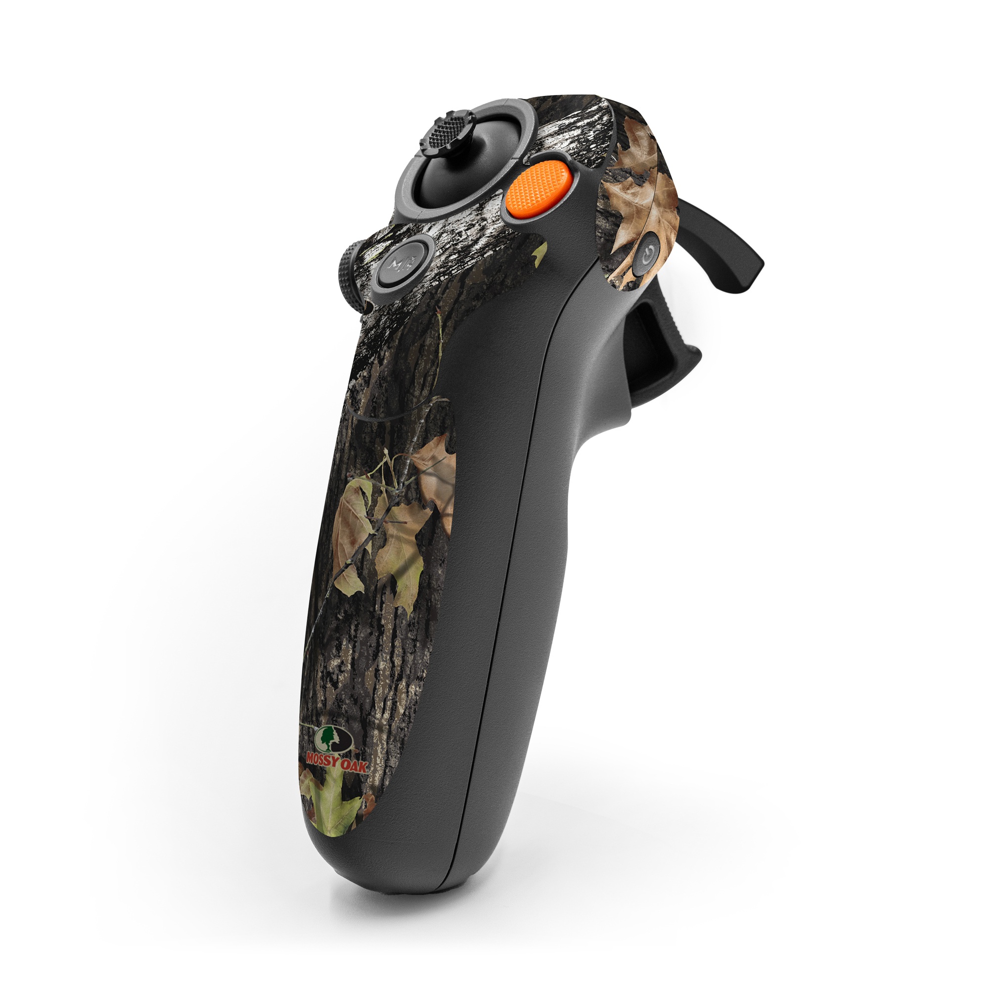 DJI RC Motion 3 Skin design of Leaf, Tree, Plant, Adaptation, Camouflage, Branch, Wildlife, Trunk, Root, with black, gray, green, red colors