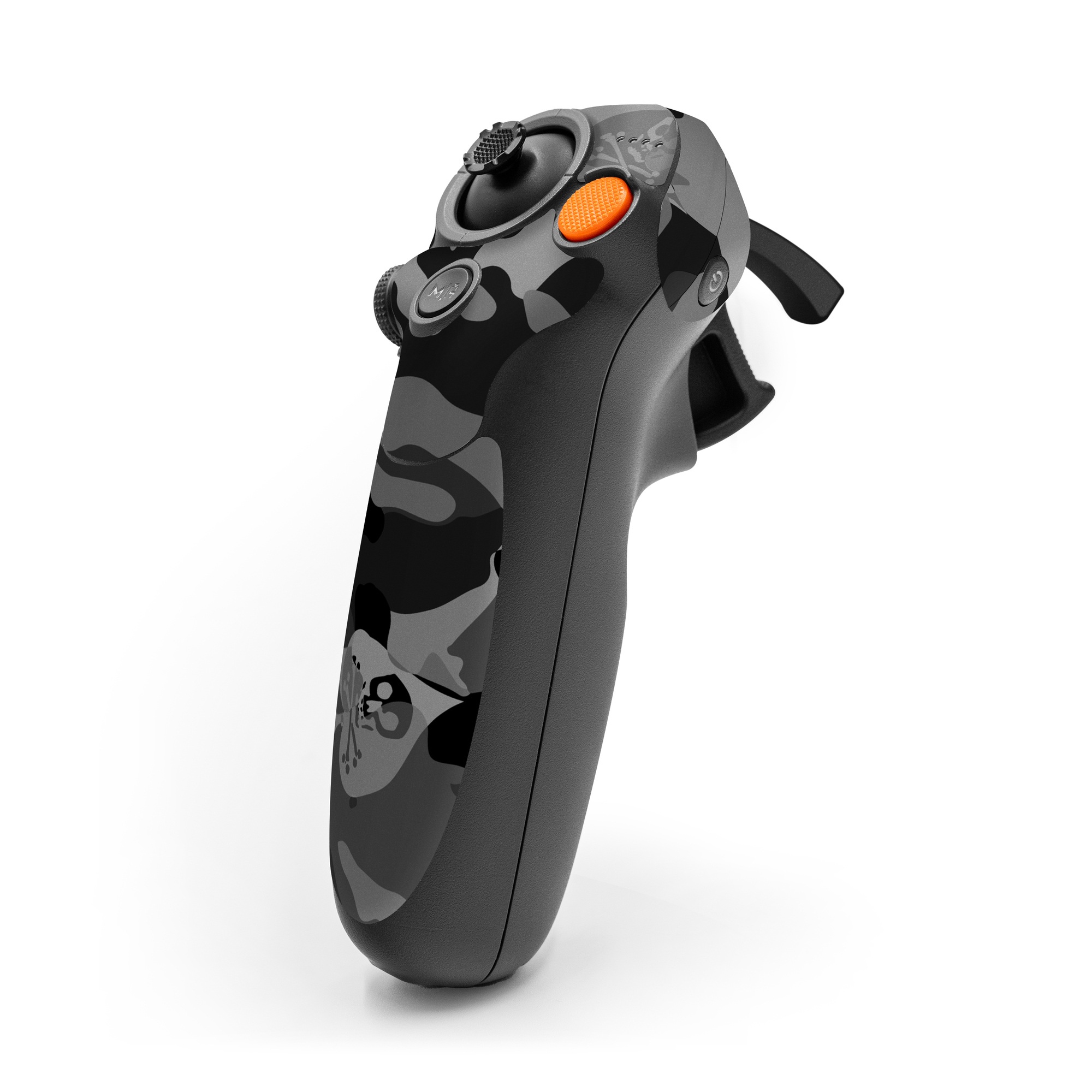 DJI RC Motion 3 Skin design of Military camouflage, Pattern, Design, Camouflage, Illustration, Uniform, Black-and-white, Wallpaper, Art, with black, gray colors