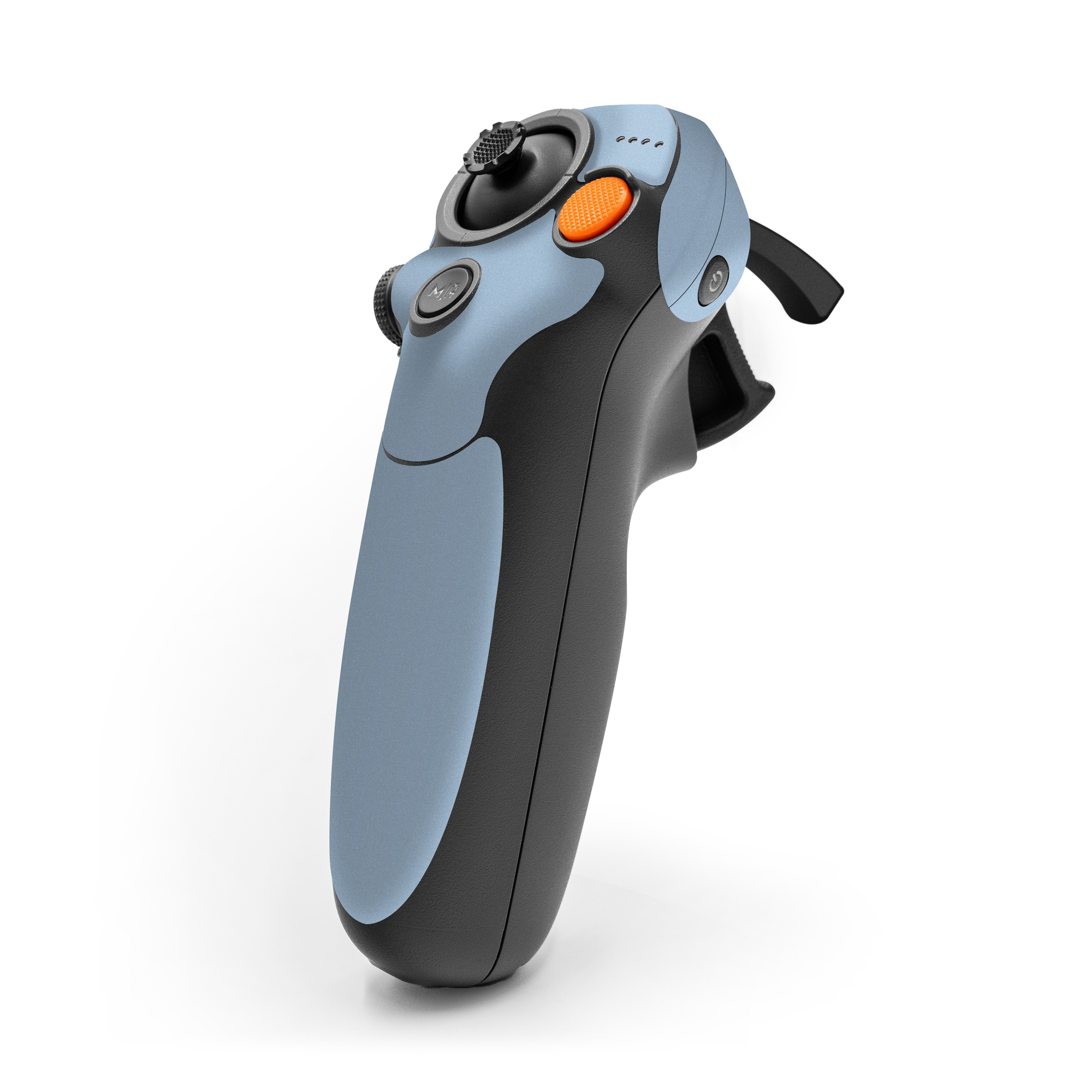 DJI RC Motion 3 Skin design of Electric blue, Pattern, Font, Cumulus, Event, Sky, Circle, Magenta, Rectangle, Logo, with blue, gray colors