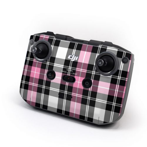 Pink Plaid DJI RC-N1 Controller Skin