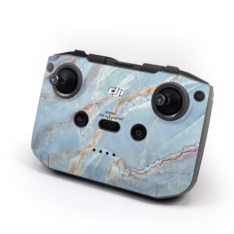 DJI RC-N1 Controller Skin design of Blue, Azure, Aqua, Onyx, with blue, red, orange, white colors