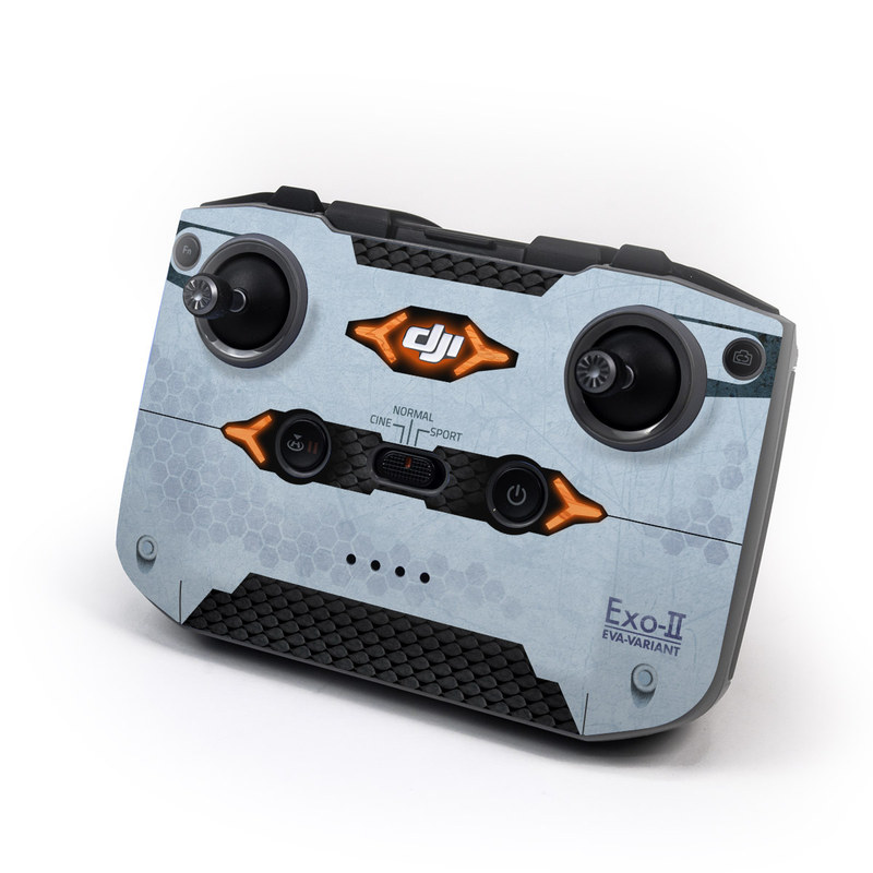 DJI RC-N1 Controller Skin design of Blue, Symbol, Graphics, with blue, black, yellow, orange, gray colors