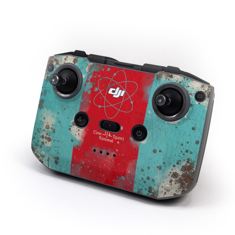 DJI RC-N1 Controller Skin design, with red, blue, gray, black colors