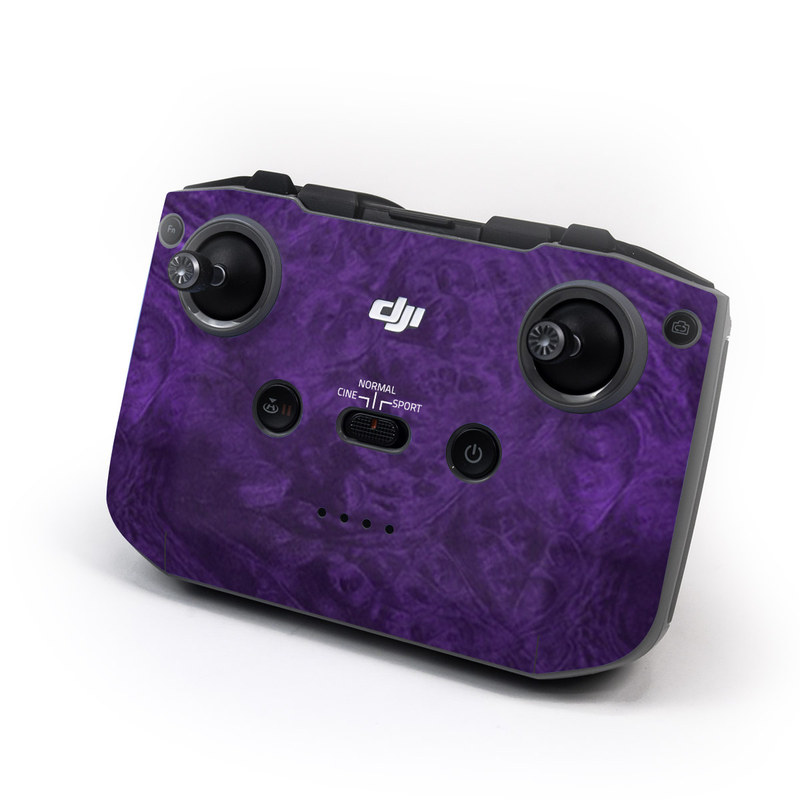 DJI RC-N1 Controller Skin design of Violet, Purple, Lilac, Pattern, Magenta, Textile, Wallpaper, with black, blue colors