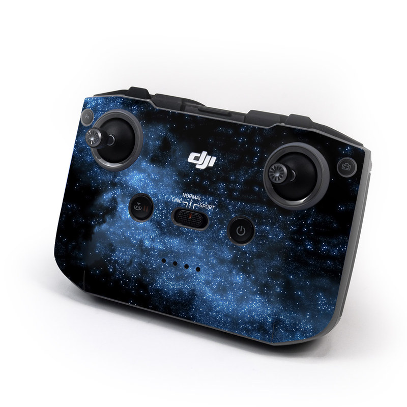DJI RC-N1 Controller Skin design of Sky, Atmosphere, Black, Blue, Outer space, Atmospheric phenomenon, Astronomical object, Darkness, Universe, Space, with black, blue colors