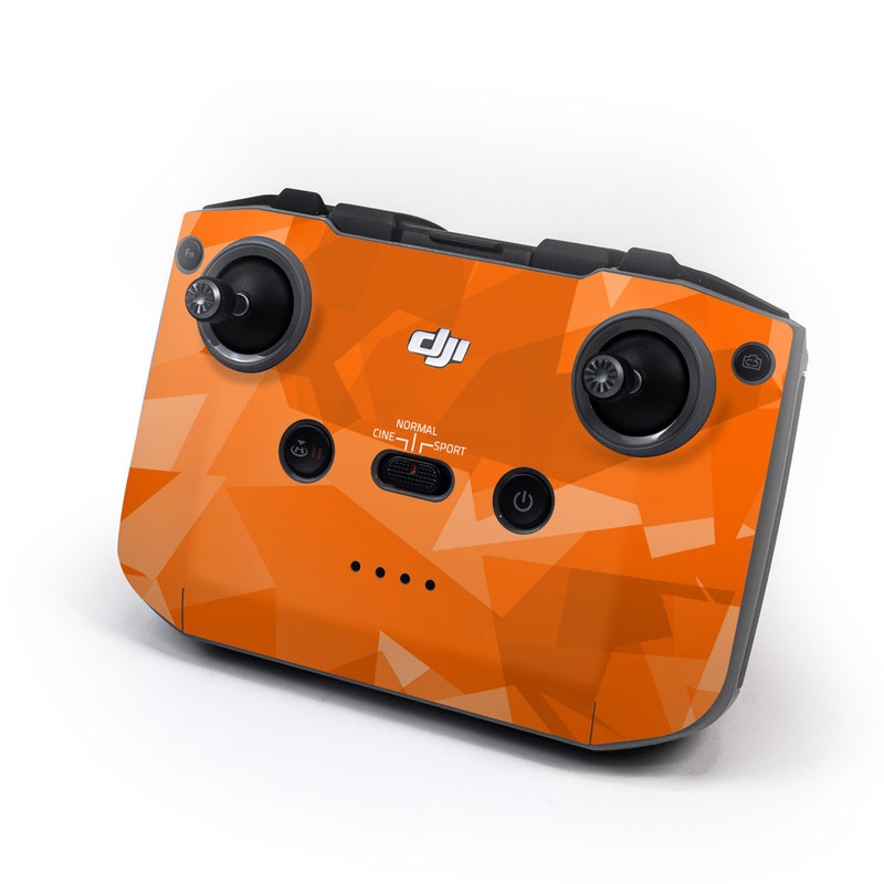 DJI RC-N1 Controller Skin design of Orange, Pattern, Peach, Line, Design, Triangle, with orange colors