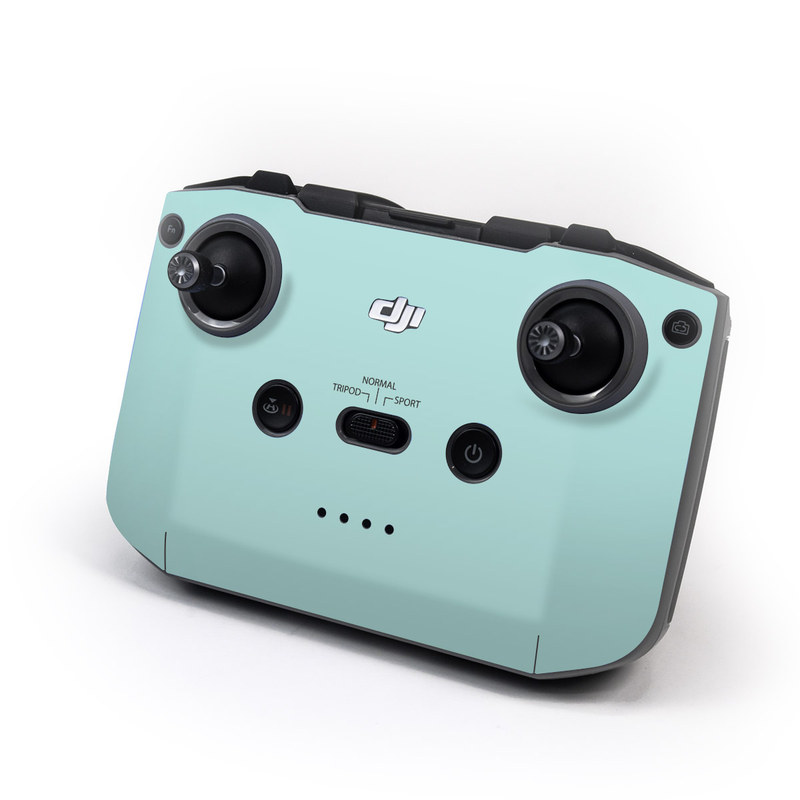 DJI RC-N1 Controller Skin design of Green, Blue, Aqua, Turquoise, Teal, Azure, Text, Daytime, Yellow, Sky, with blue colors