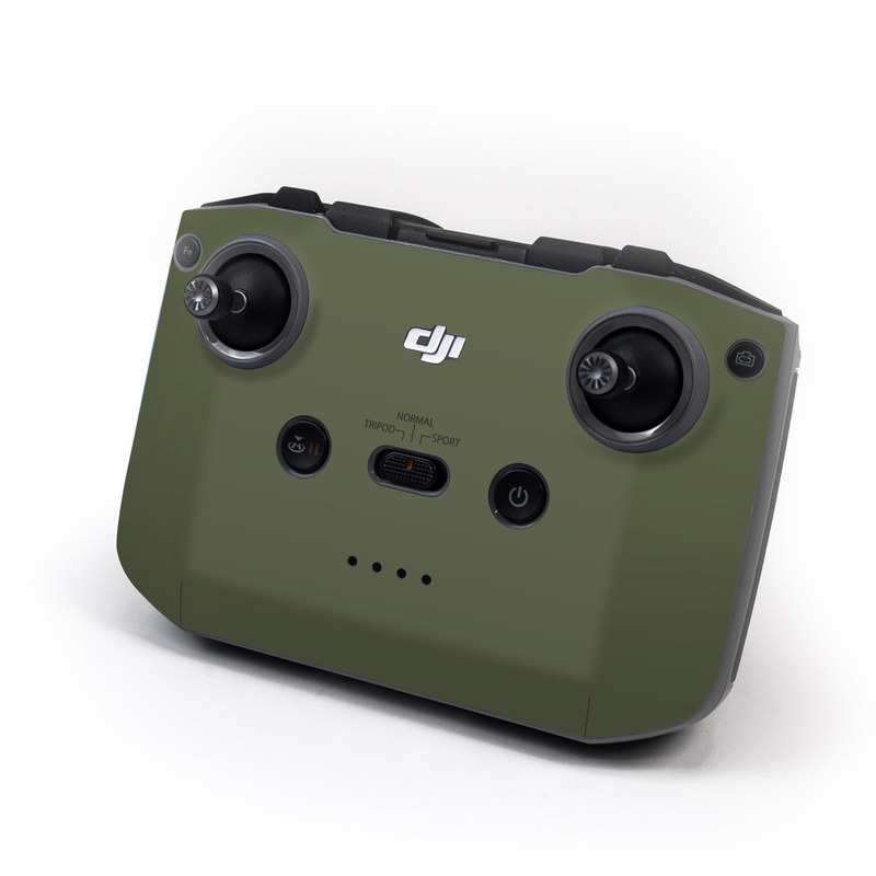DJI RC-N1 Controller Skin design of Green, Brown, Text, Yellow, Grass, Font, Pattern, Beige with green colors