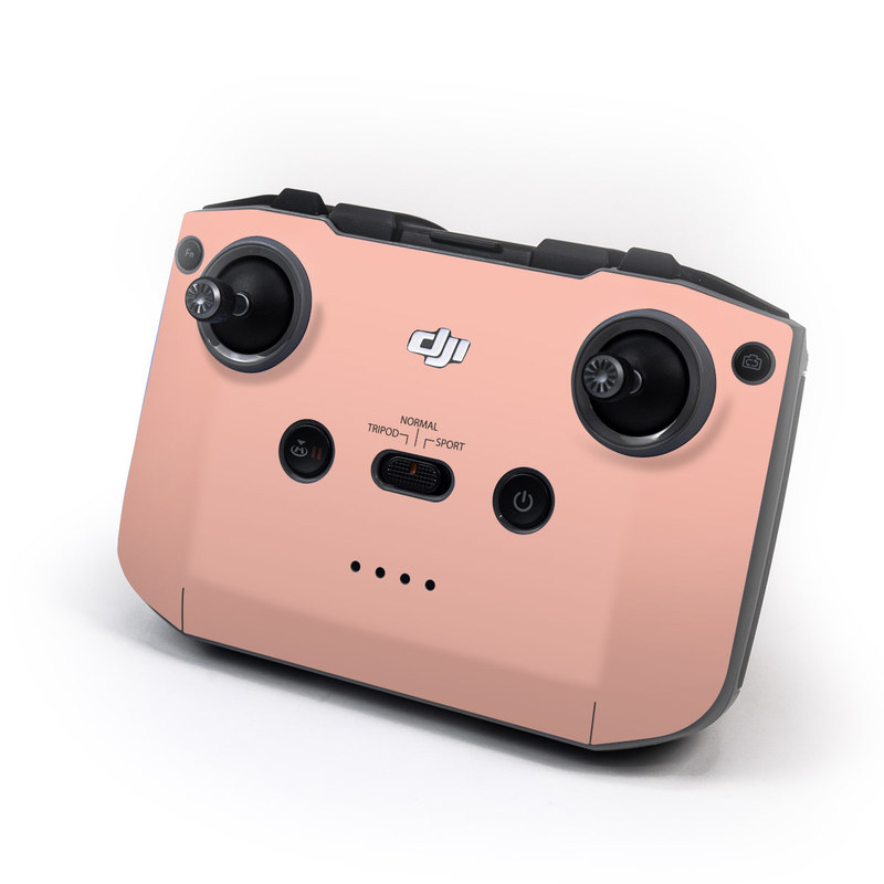 DJI RC-N1 Controller Skin design of Orange, Pink, Peach, Brown, Red, Yellow, Material property, Font, Beige, with orange, yellow, white colors