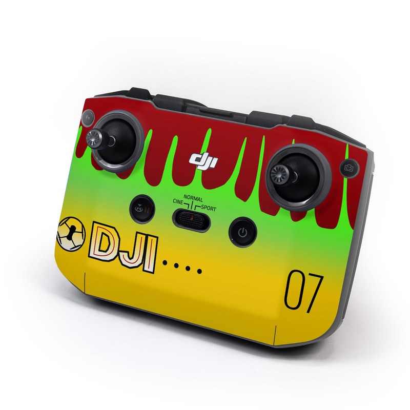 DJI RC-N1 Controller Skin design, with yellow, green, brown colors