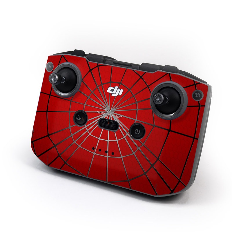 DJI RC-N1 Controller Skin design of Red, Symmetry, Circle, Pattern, Line, with red, black, gray colors