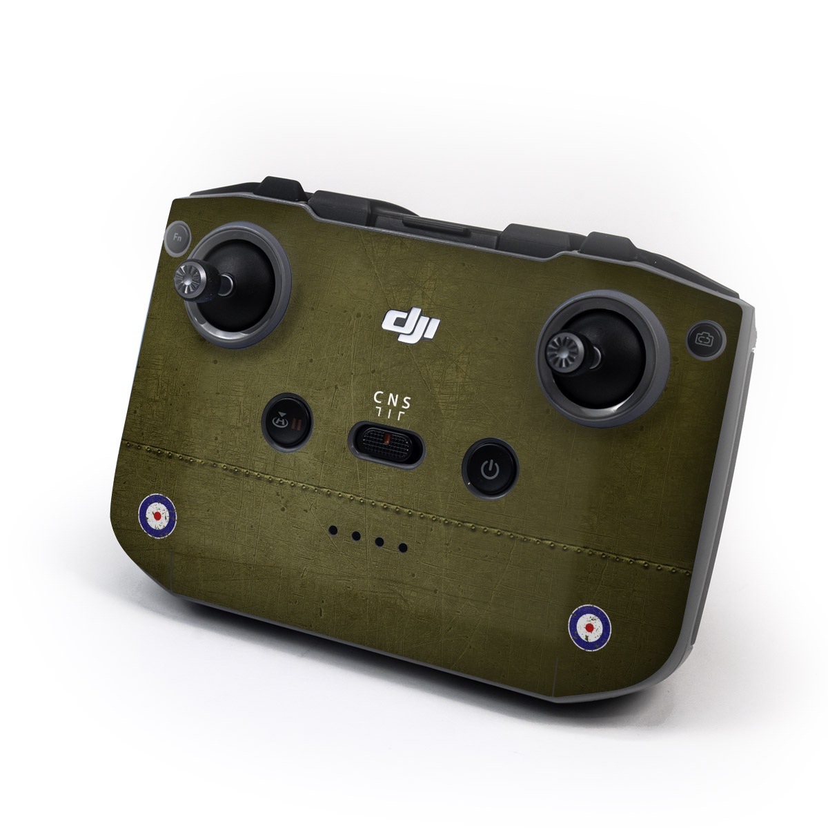 DJI RC-N2 Controller Skin design of Logo, Symbol, Aerospace Engineering, Aircraft, Aviation, Emblem, with green, blue, red, white, gray, brown colors