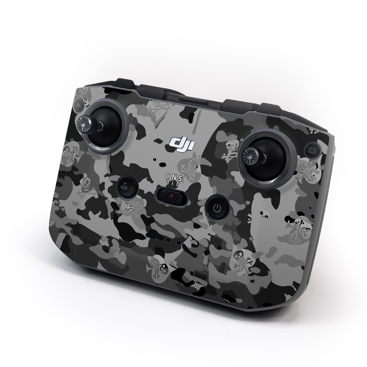 DJI RC-N2 Controller Skin design of Military camouflage, Pattern, Design, Camouflage, Illustration, Uniform, Black-and-white, Wallpaper, Art, with black, gray colors