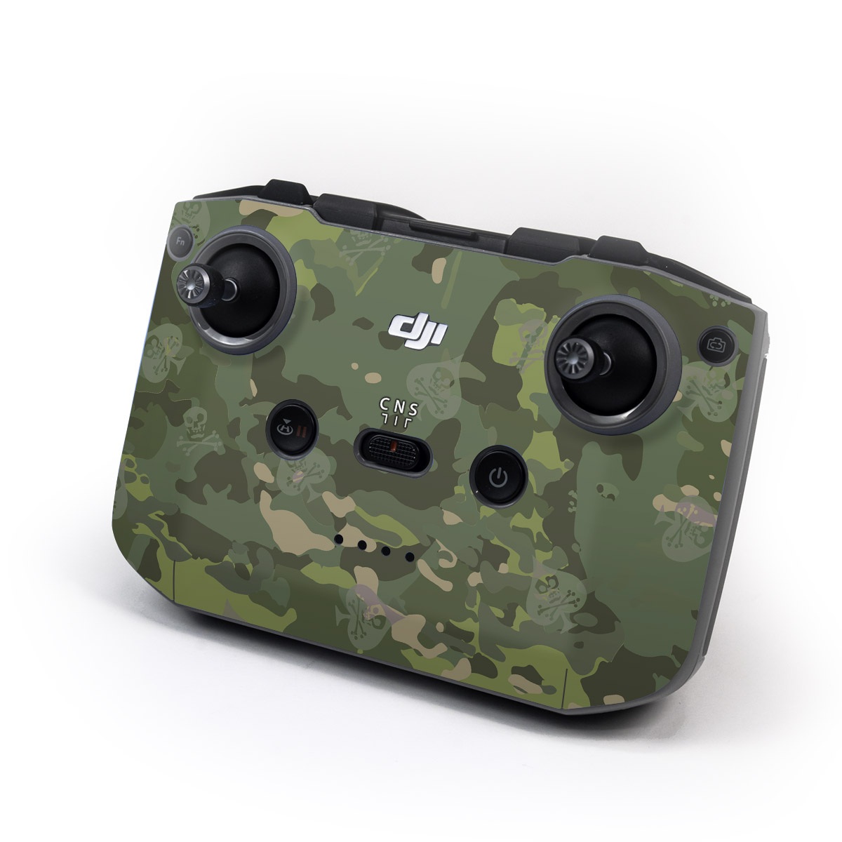 DJI RC-N2 Controller Skin design of Military camouflage, Pattern, Camouflage, Uniform, Clothing, Green, Design, Leaf, Plant, Illustration, with green, brown colors