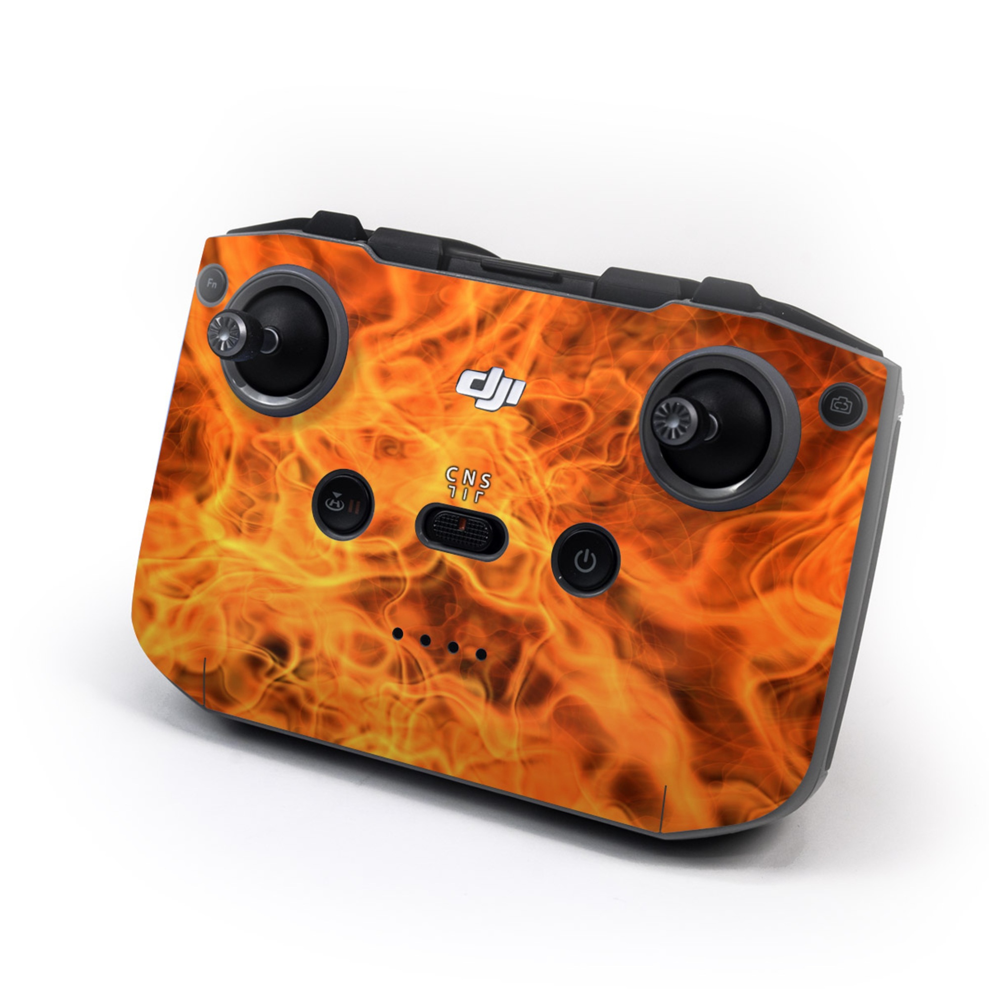 DJI RC-N3 Controller Skin design of Flame, Fire, Heat, Orange, with red, orange, black colors