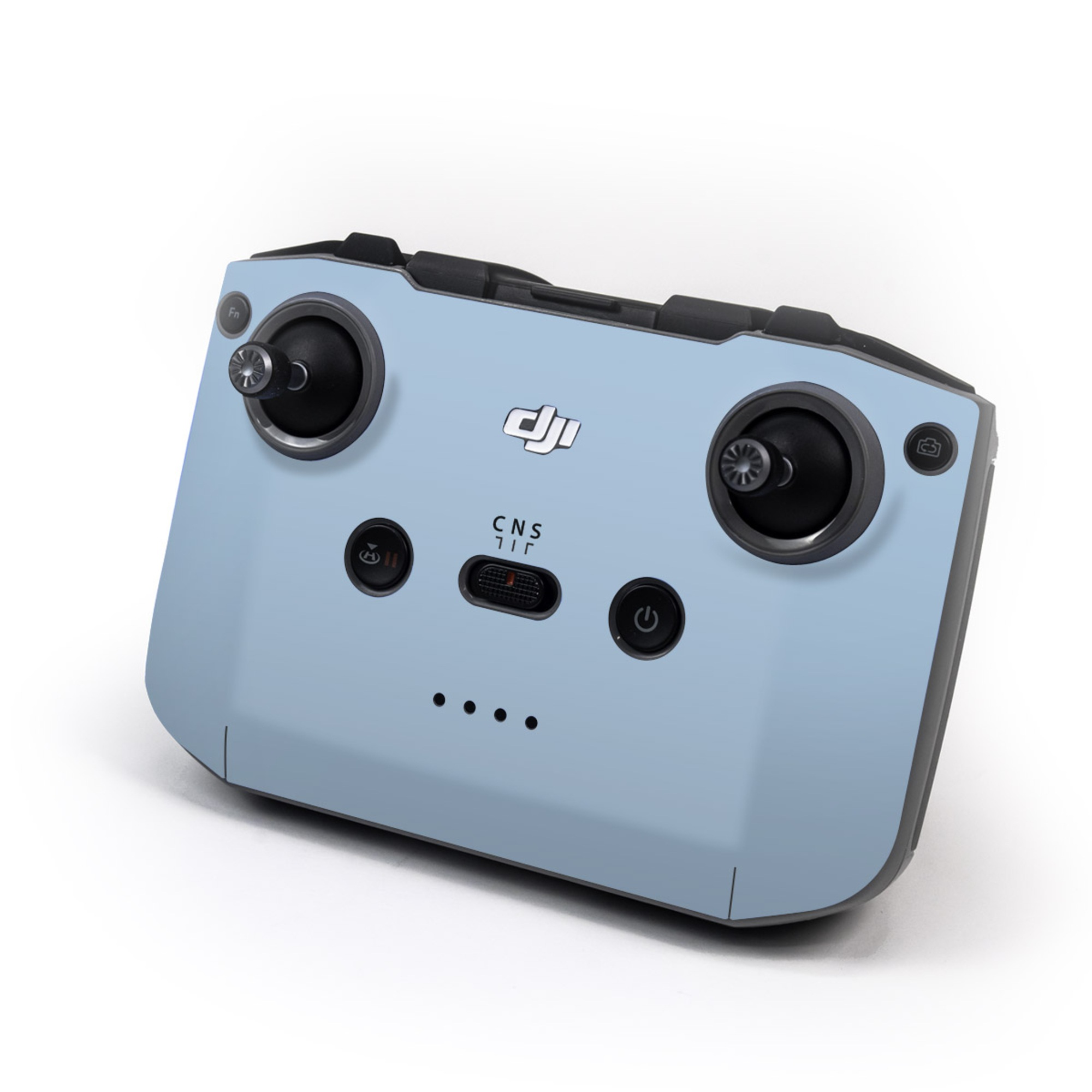 DJI RC-N3 Controller Skin design of Electric blue, Pattern, Font, Cumulus, Event, Sky, Circle, Magenta, Rectangle, Logo, with blue, gray colors